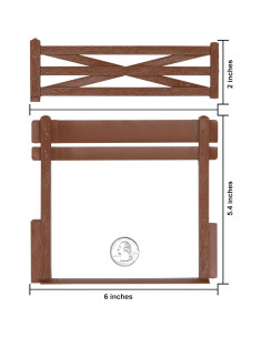 Set de Cerca de Granja BMC Clásico Marx - 10 Piezas Marrón 2