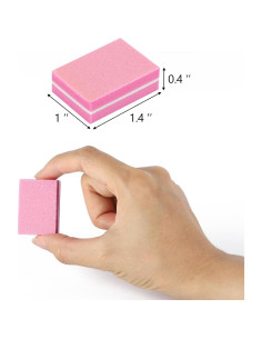 200 Piezas Mini Bloque de Pulido de Uñas acDesign Grano 100/180 2