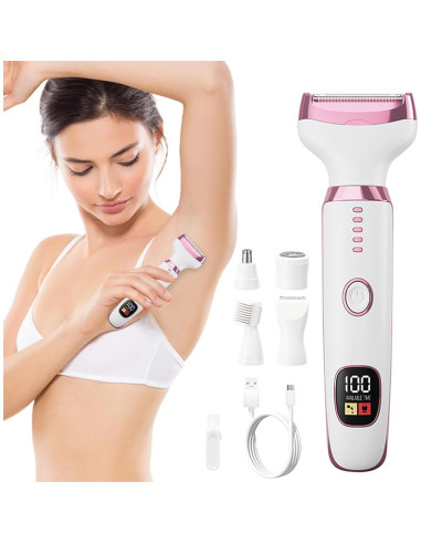 Afeitadora eléctrica 5 en 1 SIDHGN para mujeres - Indolora