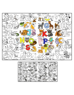 Póster de Colorear Gigante ALEX Art ABC 97.79x67.78 cm