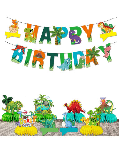 Centros de Mesa de Dinosaurio Jamonxi 10 Piezas para Cumpleaños