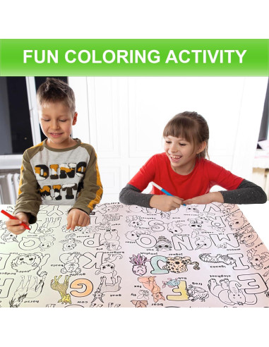 Póster de Colorear Gigante ALEX Art ABC 97.79x67.78 cm