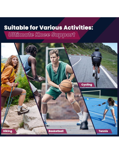 Faja de Rodilla Fit Geno Soporte Tendón Patelar Alivio Dolor