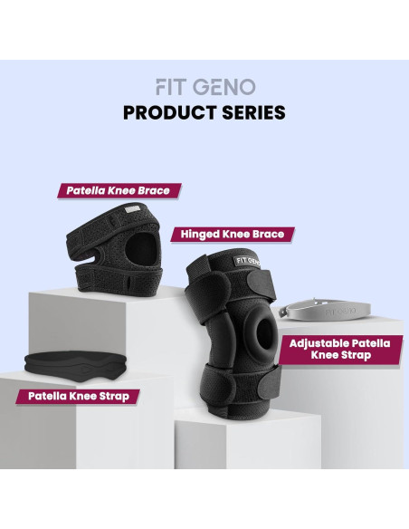 Faja de Rodilla Fit Geno Soporte Tendón Patelar Alivio Dolor