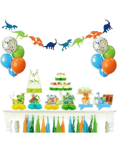 Centros de Mesa de Dinosaurio Jamonxi 10 Piezas para Cumpleaños