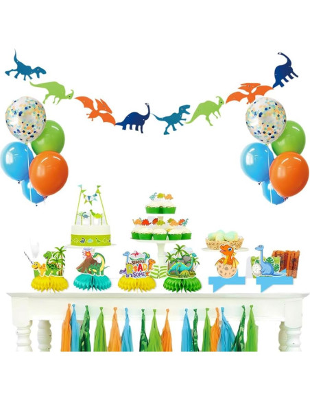 Centros de Mesa de Dinosaurio Jamonxi 10 Piezas para Cumpleaños