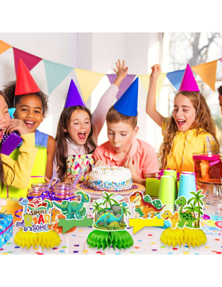 Centros de Mesa de Dinosaurio Jamonxi 10 Piezas para Cumpleaños