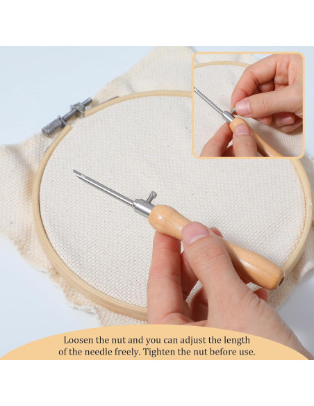 Conjunto de Agujas de Punch Oruola 5 Piezas para Bordado