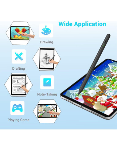 Lápiz Stylus Aorunkry para iPad 2018-2025, Rechazo de Palma