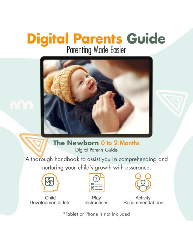 Juego Montessori Bujjify para Bebés 0-2 Meses - Sonajero, Manta y Tarjetas