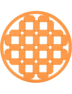 Trivetes de Silicona OGGI Naranja 17.78cm Antideslizantes 2