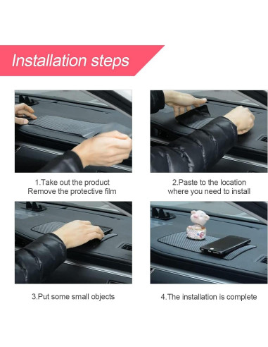 Alfombrilla Antideslizante BLAU GRUN 39.9x19.8cm para Auto