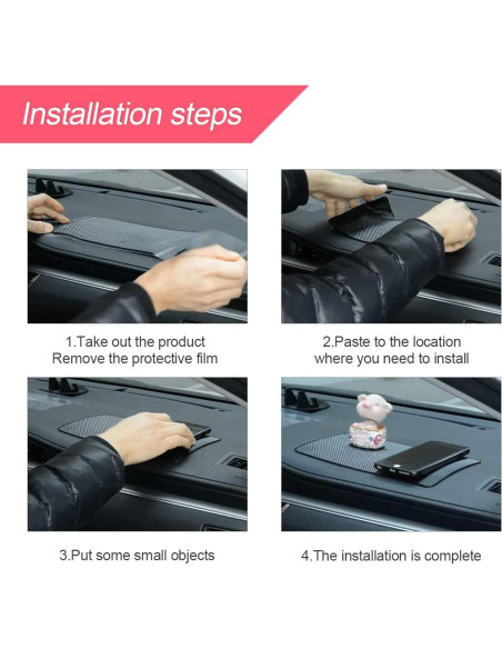 Alfombrilla Antideslizante BLAU GRUN 39.9x19.8cm para Auto