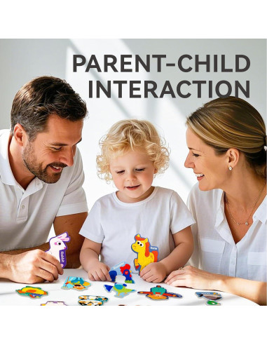 Puzzles Magnéticos Dotimo 30 Piezas Animales de Granja