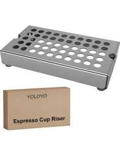 Soporte Elevador para Tazas de Espresso YOLOYO 30mm Acero Inoxidable 2