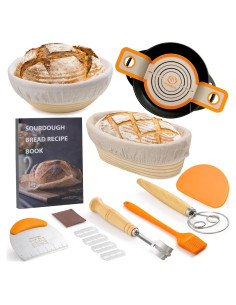 Kit de Inicio de Masa Madre Angadona - 10 Piezas con Recetario