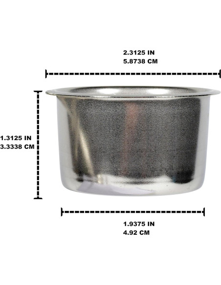 Cesta de Filtro Acero Inoxidable Univen para Cafetera Espresso
