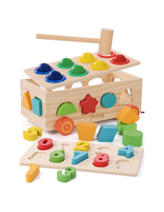 Clasificador de Formas Jessruly - Juego Educativo de Madera