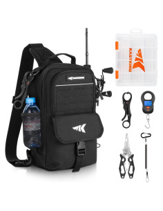 Bolsa de Sling de Pesca KastKing con Caja de Cebo 3500 y Herramientas