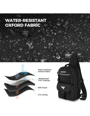 Bolsa de Sling de Pesca KastKing con Caja de Cebo 3500 y Herramientas