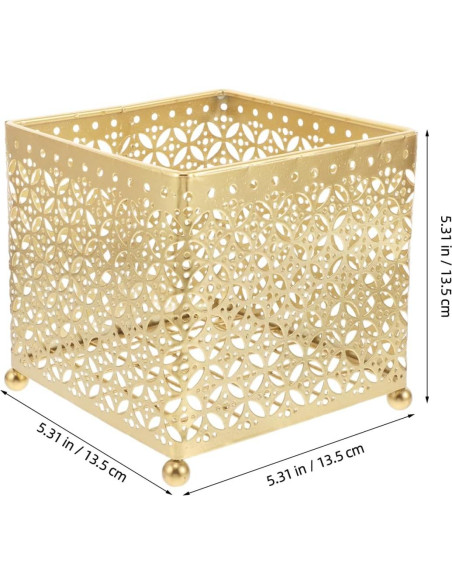 Organizador de Maquillaje FOMIYES Metal 13.5cm Estilo Moderno