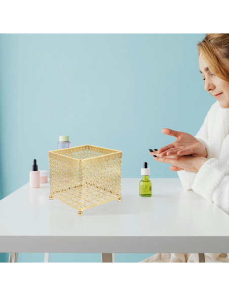 Organizador de Maquillaje FOMIYES Metal 13.5cm Estilo Moderno