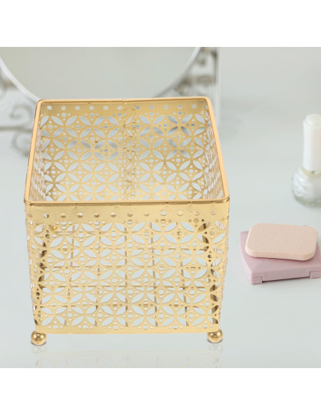 Organizador de Maquillaje FOMIYES Metal 13.5cm Estilo Moderno