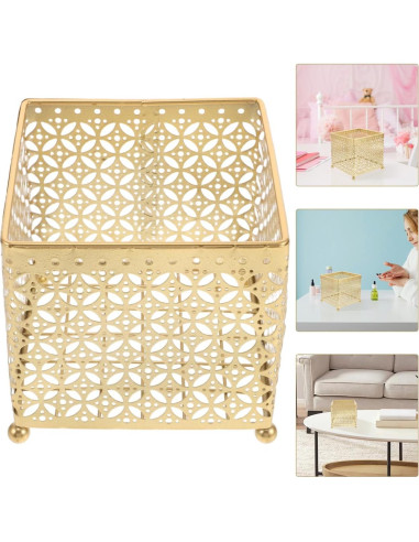 Organizador de Maquillaje FOMIYES Metal 13.5cm Estilo Moderno