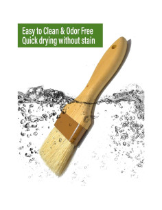 Brocha de Basting NXRACSH 5.08 cm Cerdas de Jabalí Natural 2