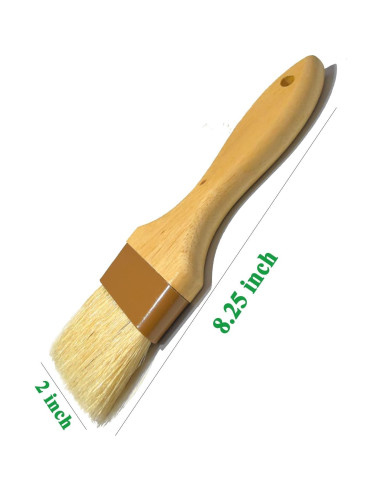 Brocha de Basting NXRACSH 5.08 cm Cerdas de Jabalí Natural