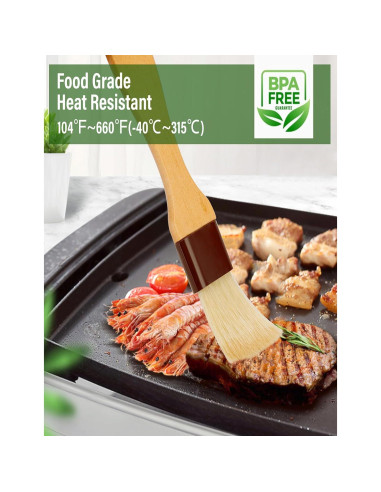 Brocha de Basting NXRACSH 5.08 cm Cerdas de Jabalí Natural