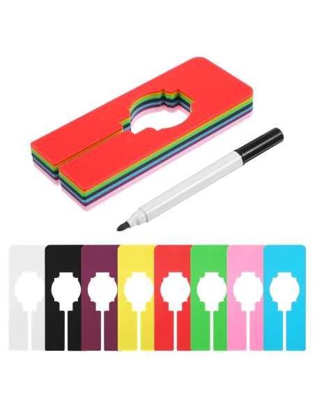 8 Divisores de Closet Multicolor Lnngub con Marcador