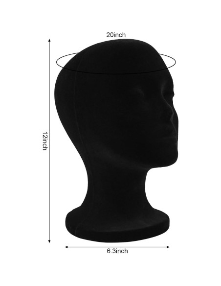 Soportes para Cabeza de Peluca FJIAYU - Paquete de 2, 30.48 cm