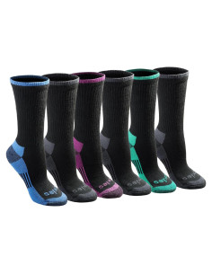 Calcetines Dri-Tech para Mujeres Dickies - Control de Humedad 6 Pares