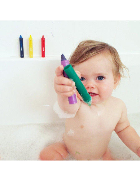Crayones de Baño Nuby 5 Piezas Lavables para Niños