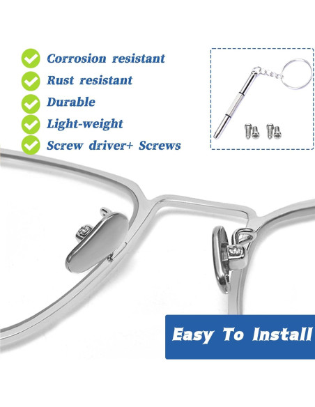 Almohadillas de nariz cerámicas TORWOL antideslizantes - 2 pares