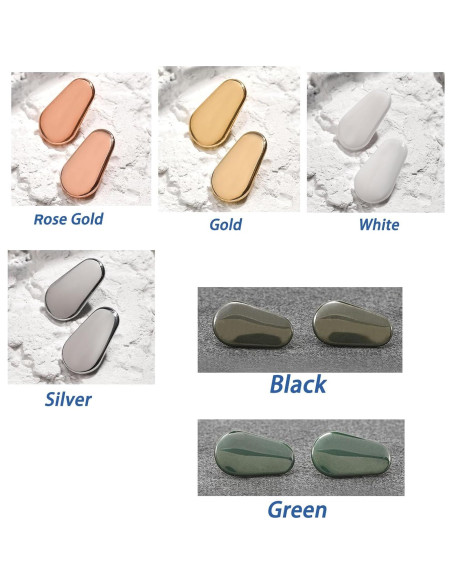 Almohadillas de nariz cerámicas TORWOL antideslizantes - 2 pares