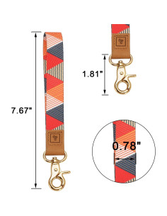 Llavero Muñequera MNGARISTA de Cuero Real - Color Vides 2