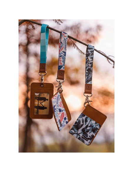 Llavero Muñequera MNGARISTA de Cuero Real - Color Vides