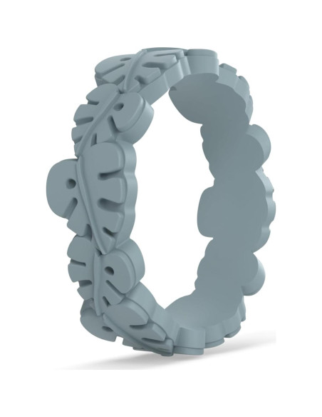 Anillo de Boda de Silicona Enso Rings Monstera Leaf - Talla 5