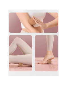 Bola de Masaje de Corcho 10 cm Fgnuay - Alivio Muscular Ecológica 2