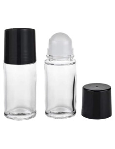 Set 2 Botellas de Vidrio 30ML con Rodillo PurYupearl