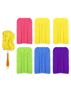 Recargas de Plumero Reutilizables Yicotira 6 Paquete Microfibra