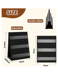 Soporte de Marcador Doble Cara Faccito 42x33 cm Negro 2
