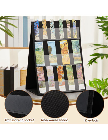 Soporte de Marcador Doble Cara Faccito 42x33 cm Negro