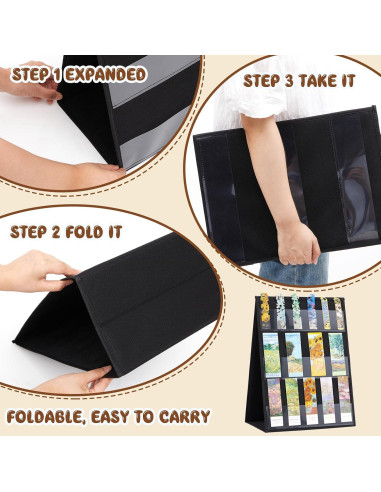 Soporte de Marcador Doble Cara Faccito 42x33 cm Negro