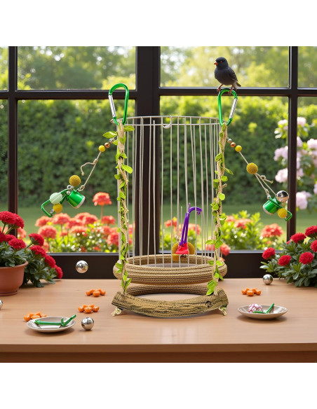 Percha de Juguete para Aves Tnyvm TYA316 - Columpio Entrenamiento