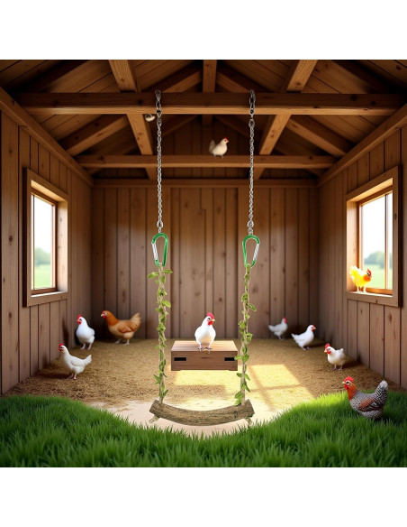 Percha de Juguete para Aves Tnyvm TYA316 - Columpio Entrenamiento