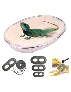 Sofá Chaise para Dragones Barbados WEVONIGU con Arnés Ajustable