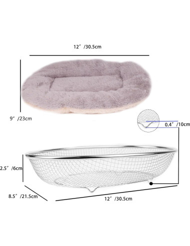 Sofá Chaise para Dragones Barbados WEVONIGU con Arnés Ajustable